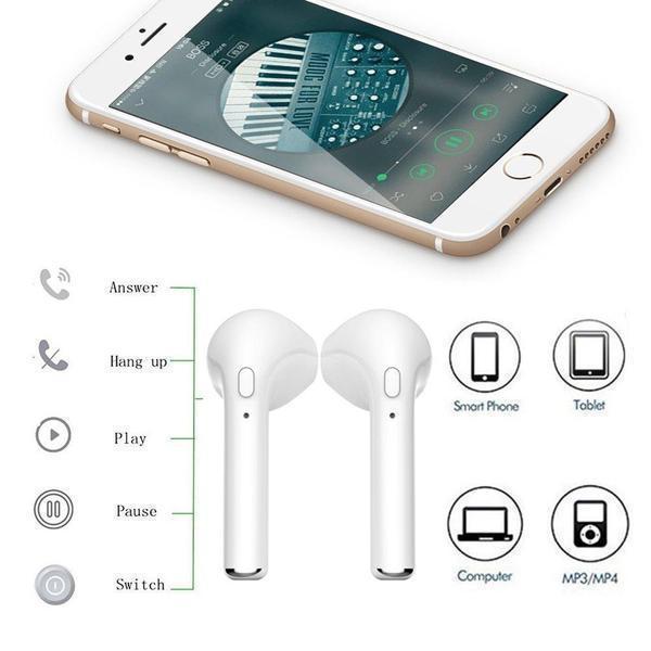 Écouteurs Sans Fil Double Air pods bleutooth   التوصيل  فقط اليوم  بالمجان