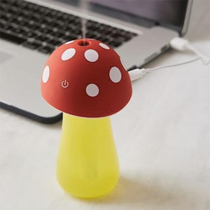 Mushroom Aromatherapy Humidifier Night Light