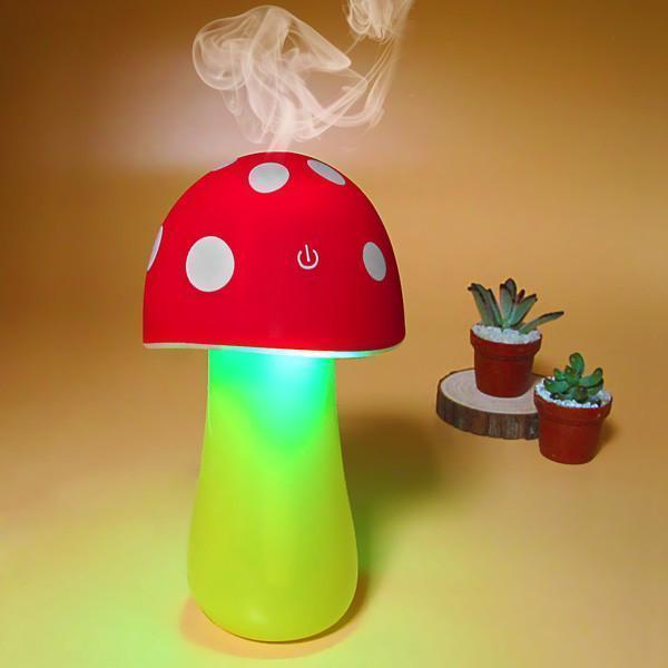 Mushroom Aromatherapy Humidifier Night Light